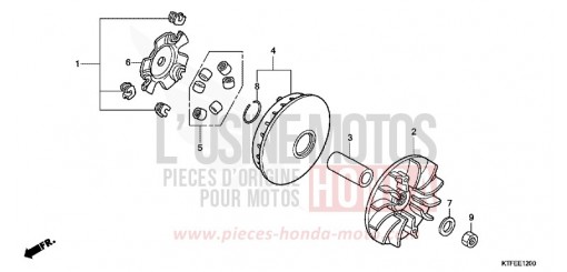 ANTRIEBSFLAECHE SH150RC de 2012