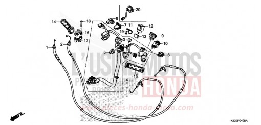 COMMUTATEUR/CABLE SH300AG de 2016