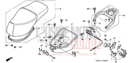 SITZ/HANDGEPAECKFACH SH1501 de 2001