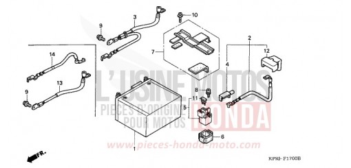 BATTERIE SH1503 de 2003