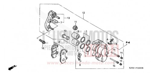 VORDERRAD-BREMSSATTEL SH1504 de 2004