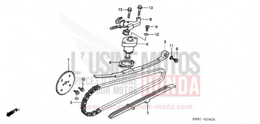 NOCKENWELLENKETTE/SPANNVORRICHTUNG SH1504 de 2004