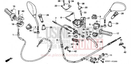 HEBELGRIFF/SCHALTER/KABEL SH1505 de 2005