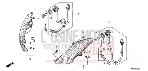 BLINKER SH150C de 2012
