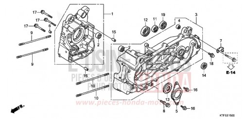 KURBELGEHAEUSE SH150C de 2012