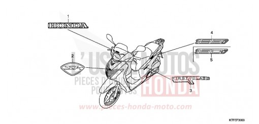 MARKE/EMBLEM SH150C de 2012