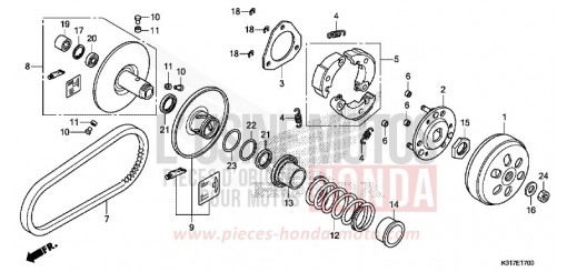 ABTRIEBSFLAECHE SH150D de 2013