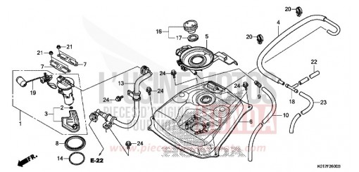 KRAFTSTOFFTANK SH150D de 2013