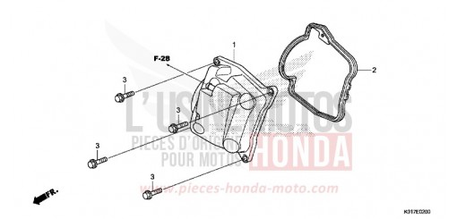 ZYLINDERKOPFDECKEL SH150D de 2013