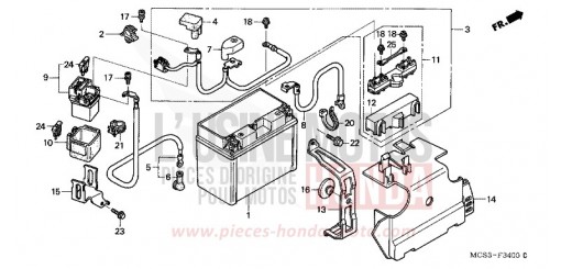 BATTERIE ST1300A2 de 2002