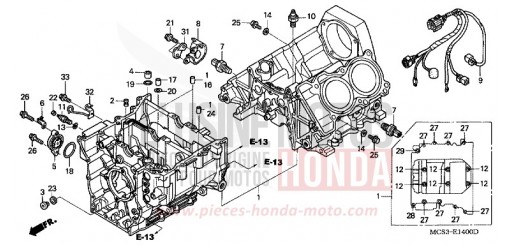 KURBELGEHAEUSE ST1300A6 de 2006