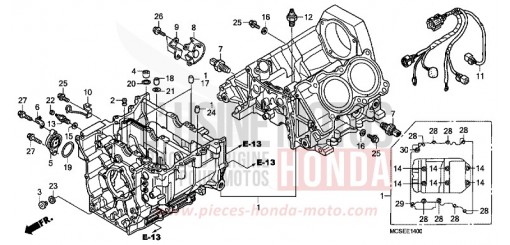 KURBELGEHAEUSE ST1300AE de 2014