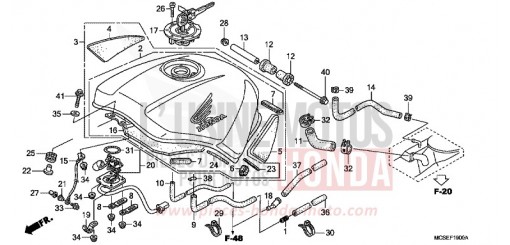 KRAFTSTOFFTANK ST1300AE de 2014