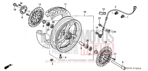 VORDERRAD ST13006 de 2006