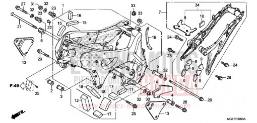 RAHMENKOERPER VFR1200FDF de 2015