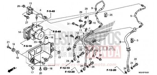 ABS-MODULATOR VFR1200XDD de 2013