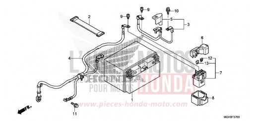 BATTERIE VFR1200XDD de 2013
