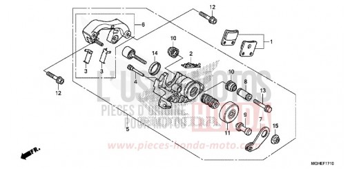 FESTSTELLBREMSSATTEL VFR1200XDE de 2014