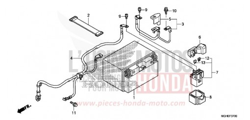 BATTERIE VFR1200XDE de 2014