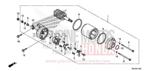 ANLASSER VFR1200XDC de 2012