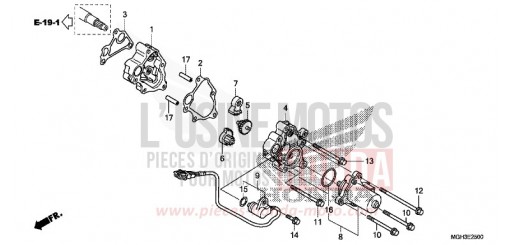 REDUZIERGETRIEBE VFR1200XDC de 2012