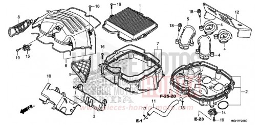 LUFTFILTER VFR1200XDLF de 2015