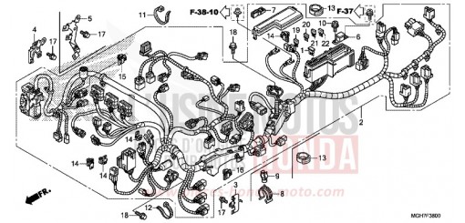 KABELBAUM VFR1200XDLF de 2015