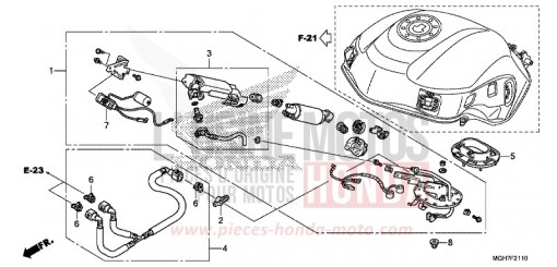 KRAFTSTOFFPUMPE VFR1200XDLF de 2015
