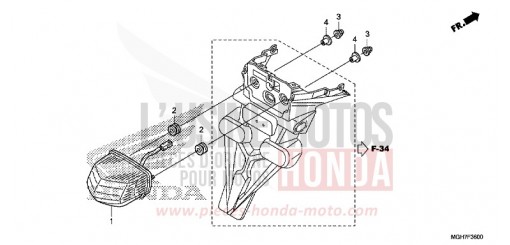 HECKLEUCHTE VFR1200XDLF de 2015