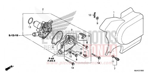 WASSERPUMPE VT750C2SE de 2014