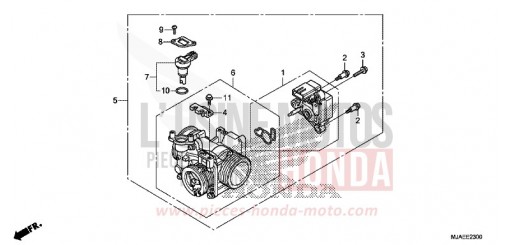DROSSELKLAPPENGEHAEUSE VT750C2BE de 2014