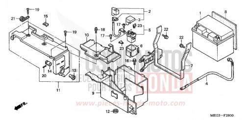 BATTERIE VT750C5 de 2005