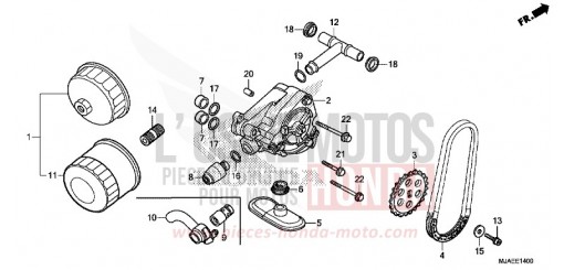 OELPUMPE VT750CSE de 2014