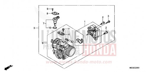 DROSSELKLAPPENGEHAEUSE VT750CA8 de 2008