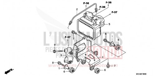 ABS-MODULATOR VT750CSA de 2010