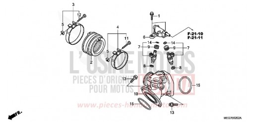 ANSAUGKRUEMMER VT750CSC de 2012