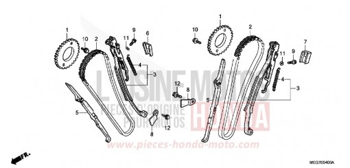 NOCKENWELLENKETTE VT750CSC de 2012