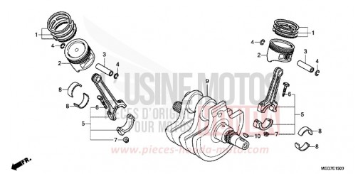 KURBELWELLE VT750CSC de 2012