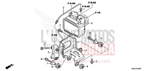 ABS-MODULATOR VT750CSC de 2012