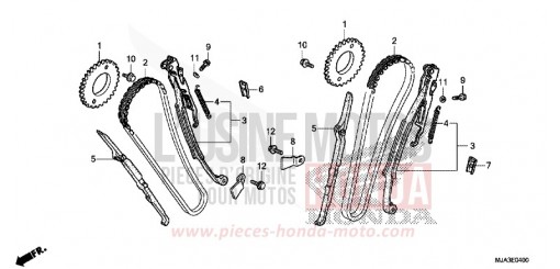 NOCKENWELLENKETTE VT750CSD de 2013