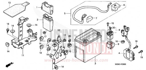 BATTERIE VT1100C2Y de 2000