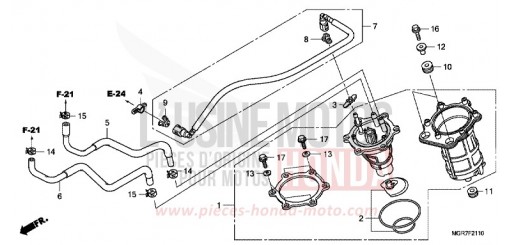 KRAFTSTOFFPUMPE VT750SB de 2011