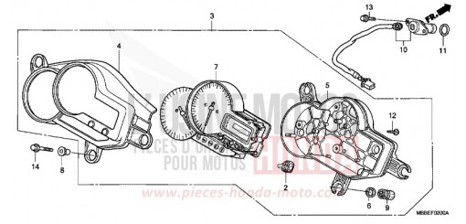 MESSGERAET VTR1000F5 de 2005