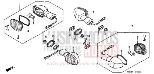 BLINKER VTR1000F5 de 2005