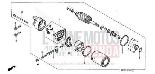 ANLASSER VTR1000F3 de 2003