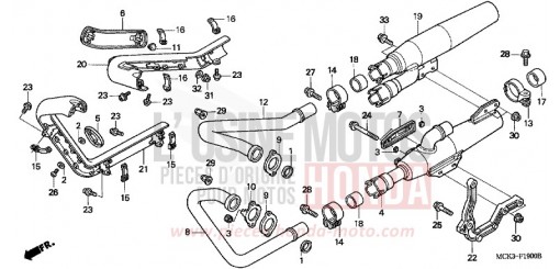 ABGAS-SCHALLDAEMPFER VT1100C22 de 2002