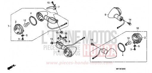 BLINKER VT1300CXA de 2010