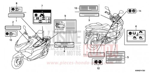 WARNETIKETT WW125D de 2013