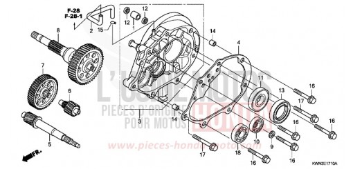 GETRIEBE WW125EX2C de 2012