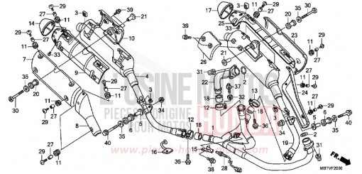 ABGAS-SCHALLDAEMPFER XL1000VB de 2011